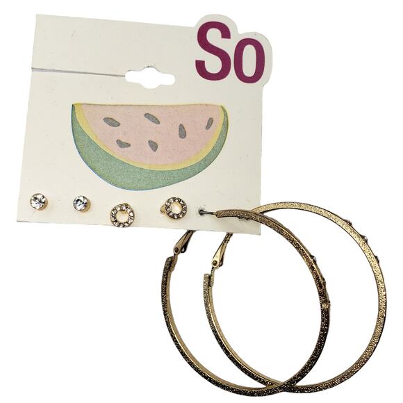 5/15 NWT SO 3 pairs of earrings - Picture 1 of 2
